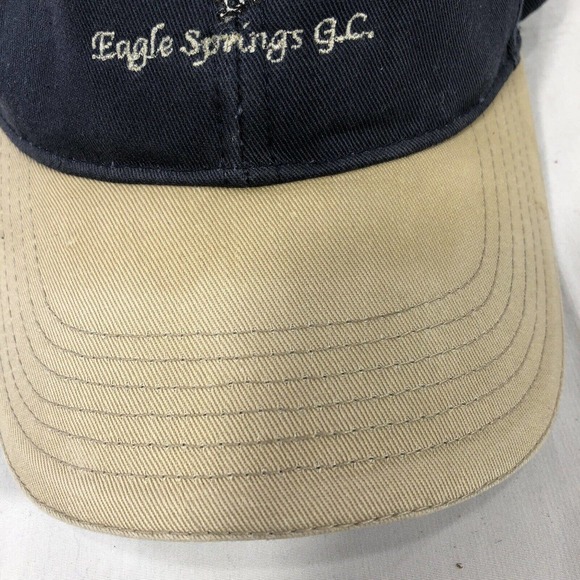 EAGLE SPRINGS GC HAT CAP ADJUSTABLE ONE SIZE FITS MOST STRAP BACK OSF DISCOLORED - Picture 2 of 16